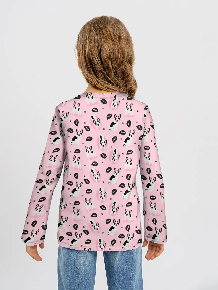 Детский лонгслив / Бульдог Французский