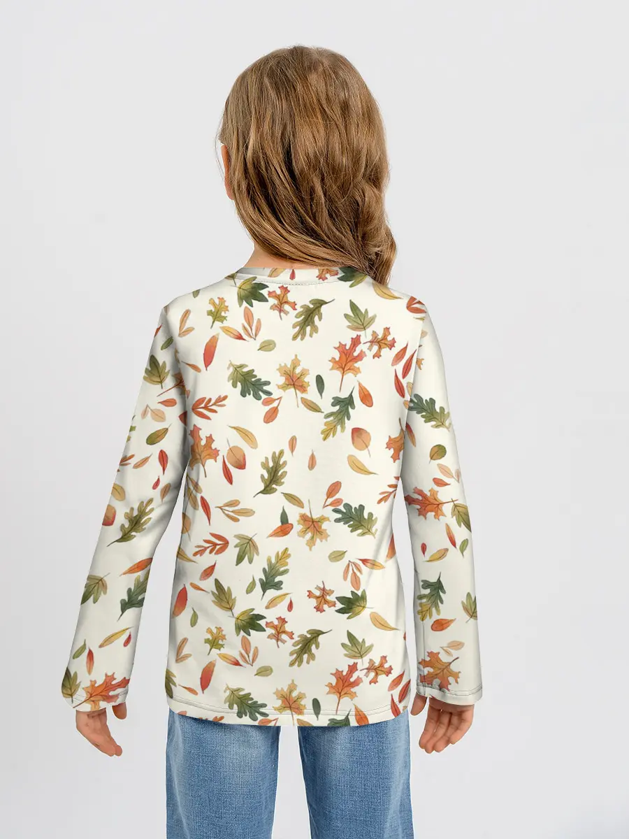 Детский лонгслив / Тёплая осень