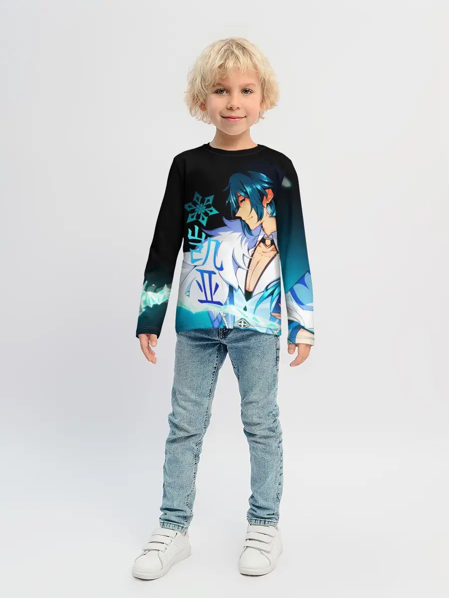 Детский лонгслив / Genshin Impact - Кэйа