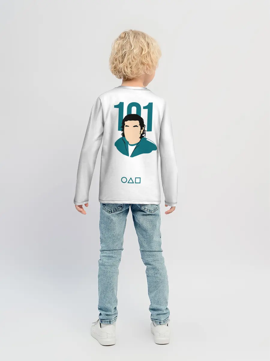 Детский лонгслив / Squid game - Чан Док Су 101