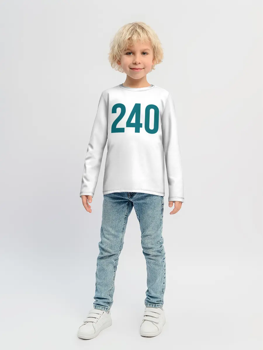 Детский лонгслив / Squid game - Чи Ён 240