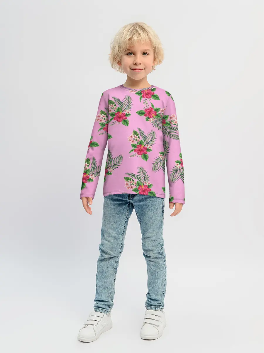 Детский лонгслив / Букеты лилий