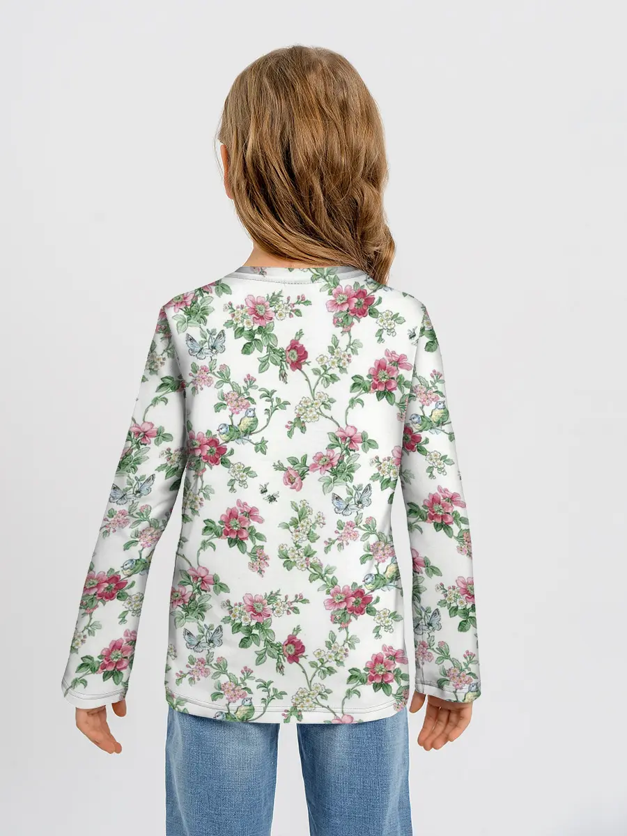 Детский лонгслив / Весенняя жизнь