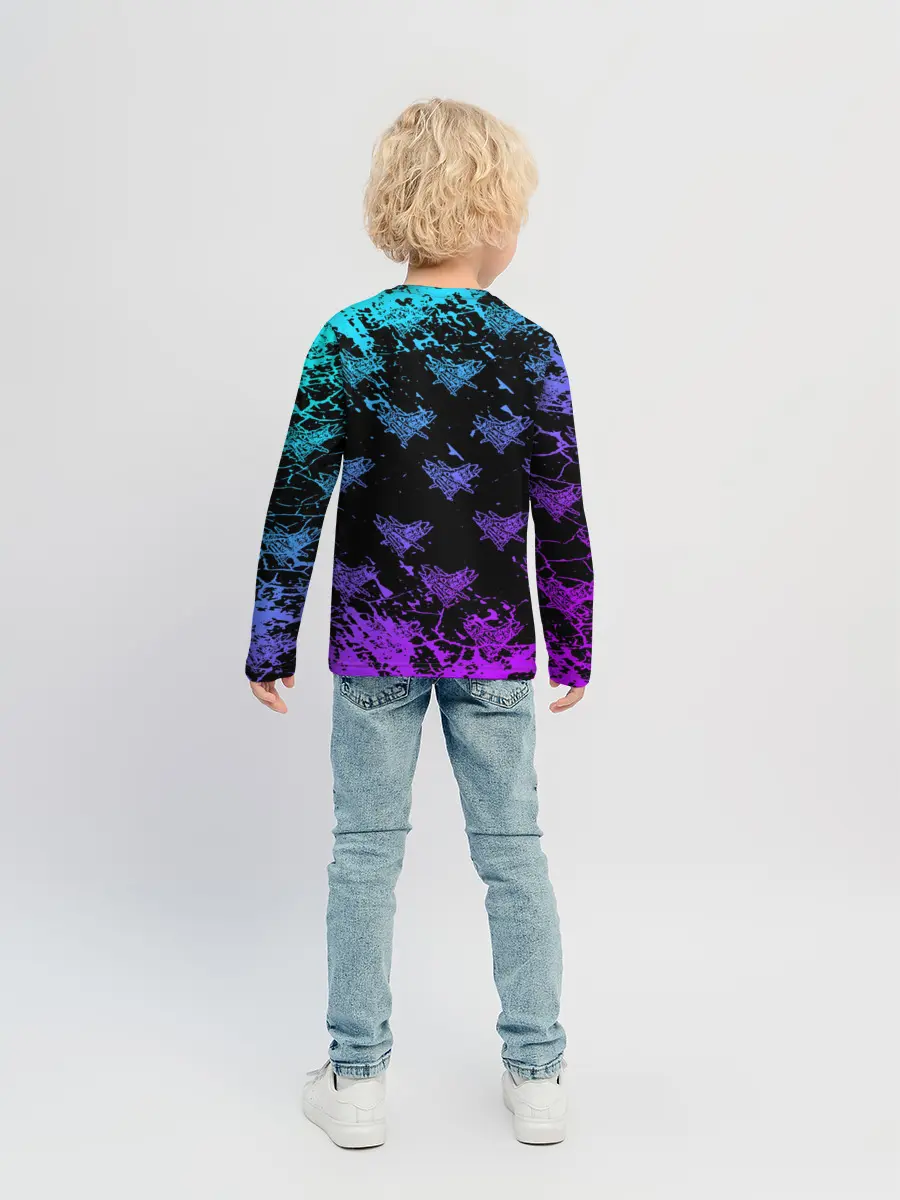 Детский лонгслив / Velial Squad | neon