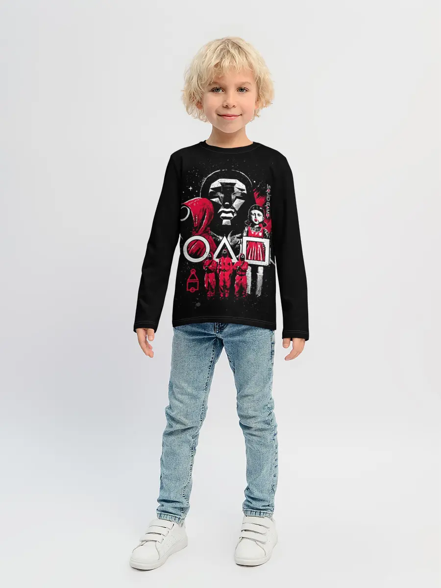 Детский лонгслив / Игра в кальмара