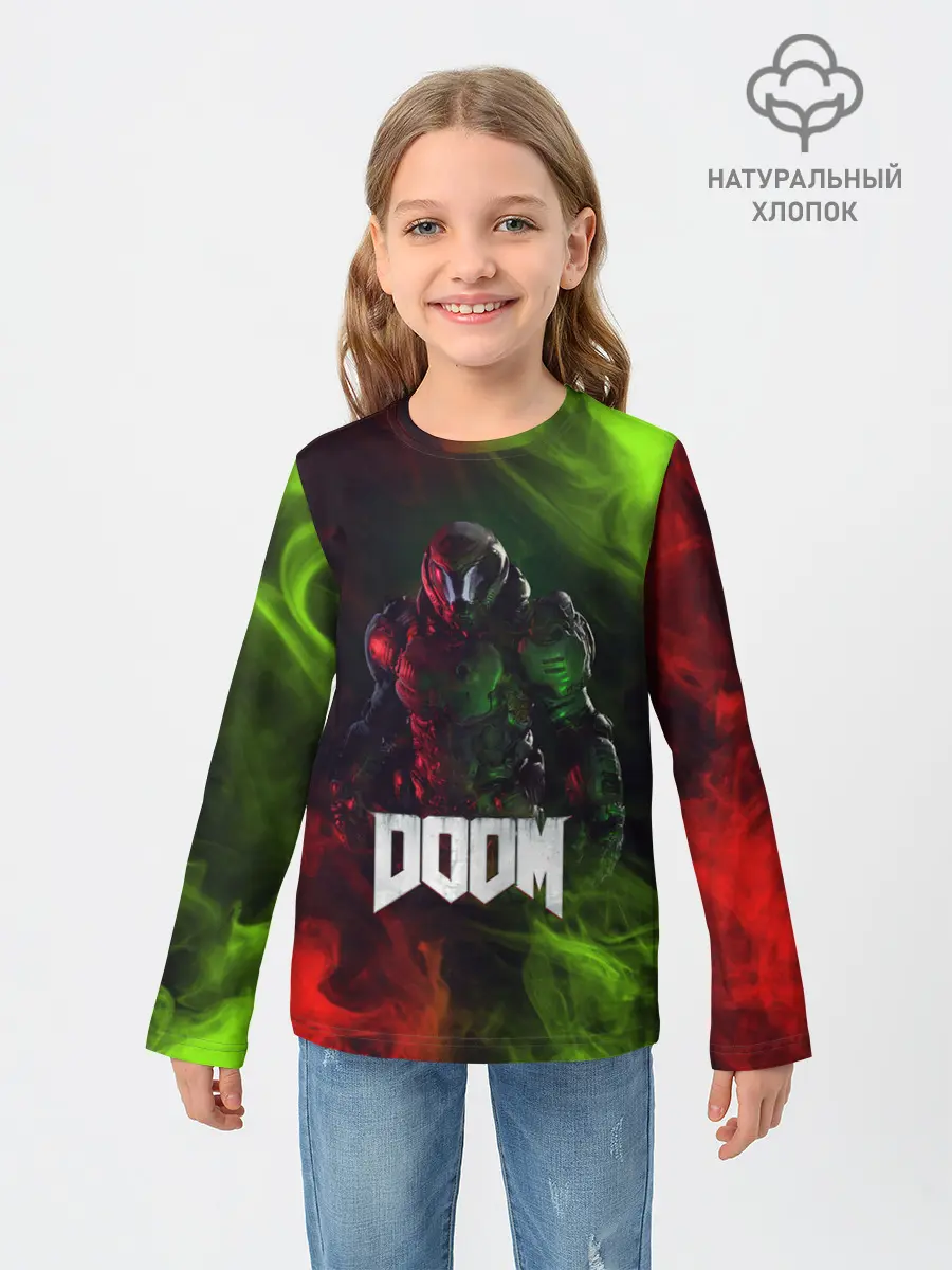 Детский лонгслив / Doomguy | Doom