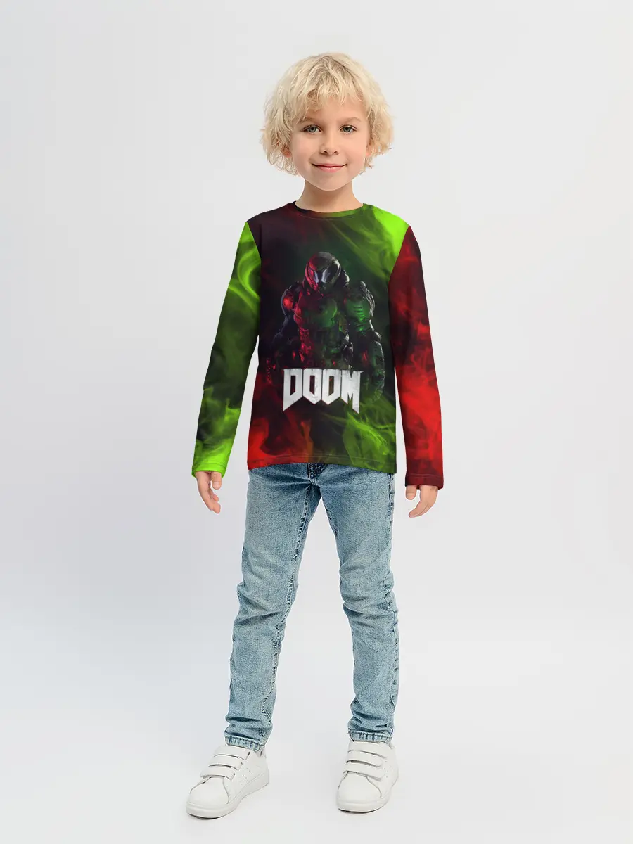 Детский лонгслив / Doomguy | Doom