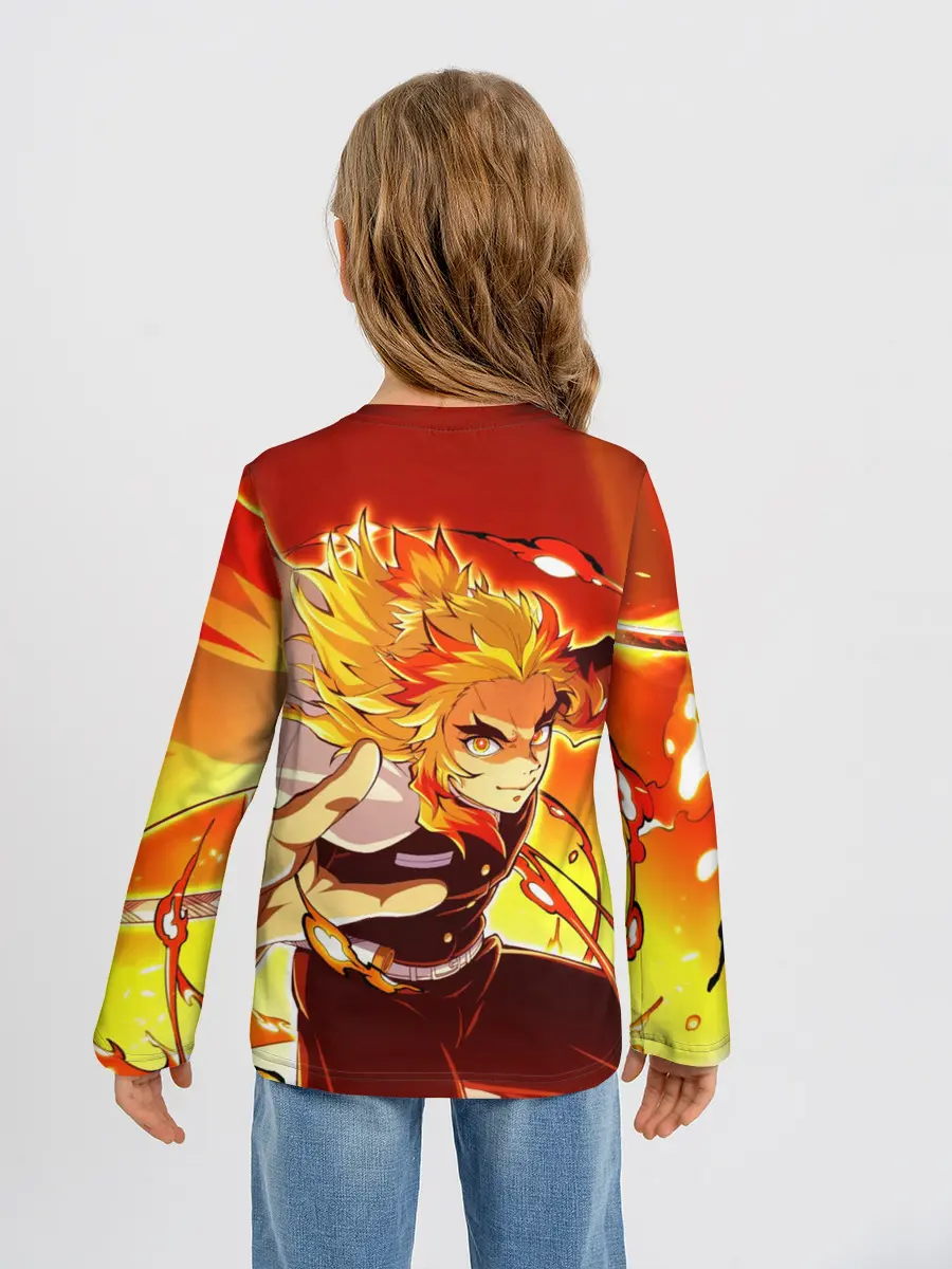 Детский лонгслив / Ренгоку Кёджуро, Клинок рассекающий демонов