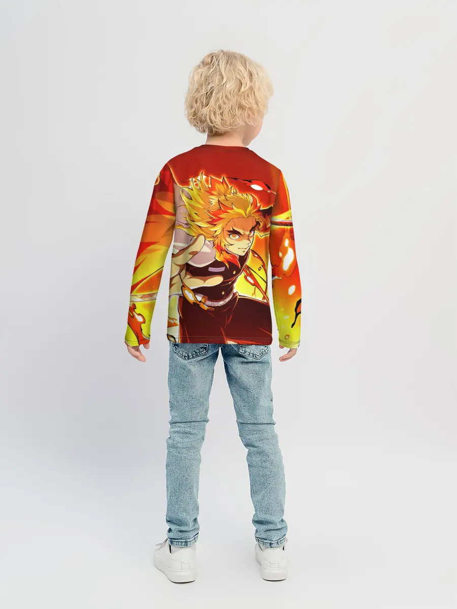 Детский лонгслив / Ренгоку Кёджуро, Клинок рассекающий демонов