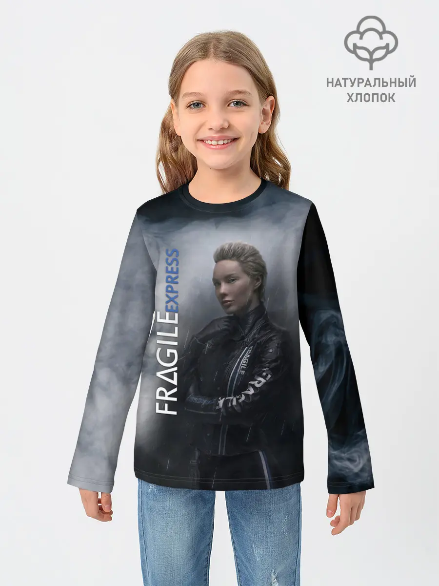 Детский лонгслив / DEATH STRANDING FRAGILE EXPRESS