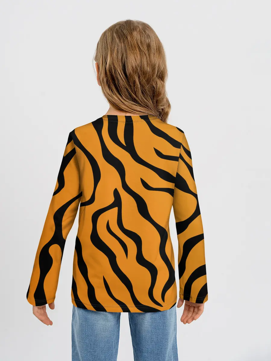 Детский лонгслив / ТИГРИННЫЕ ПОЛОСЫ