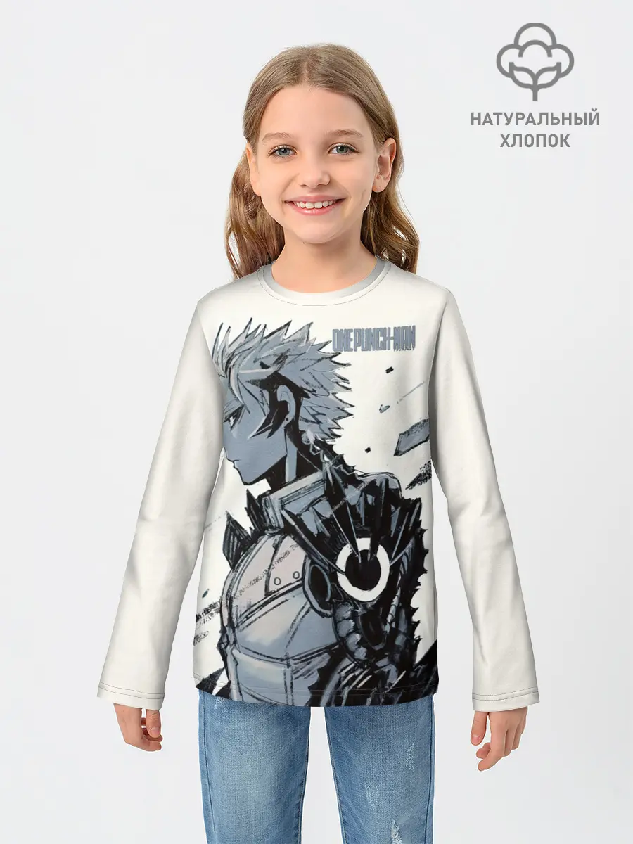 Детский лонгслив / One Punch-Man Генос