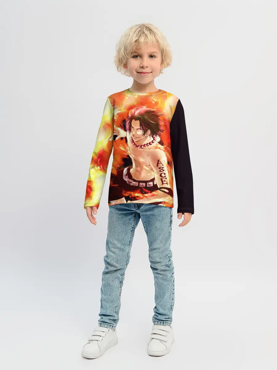 Детский лонгслив / ONE PIECE ASCE HERO