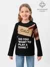 Детский лонгслив / Squid game: Do you want to play a game?