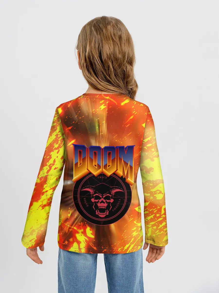 Детский лонгслив / Doom ART