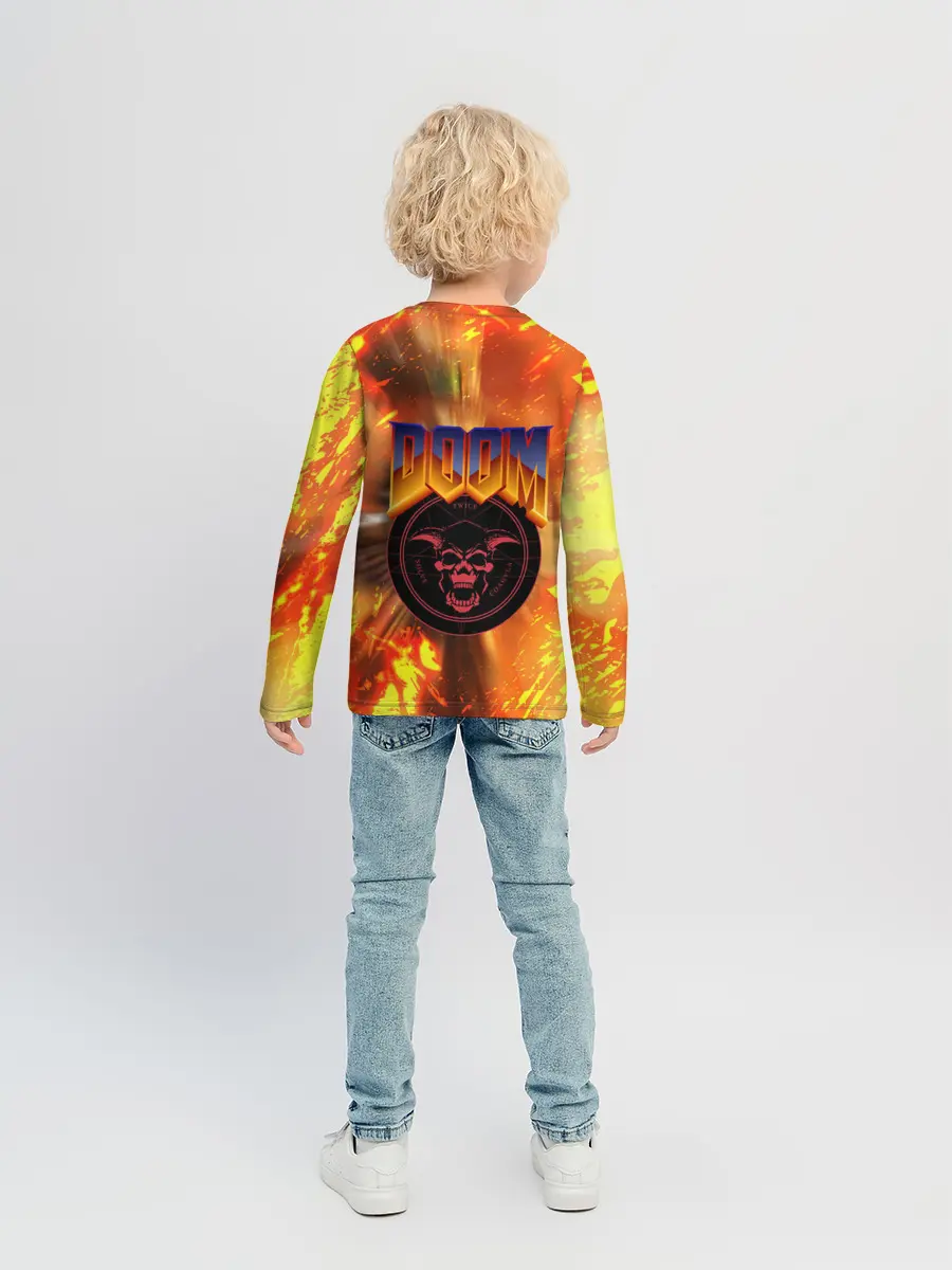Детский лонгслив / Doom ART