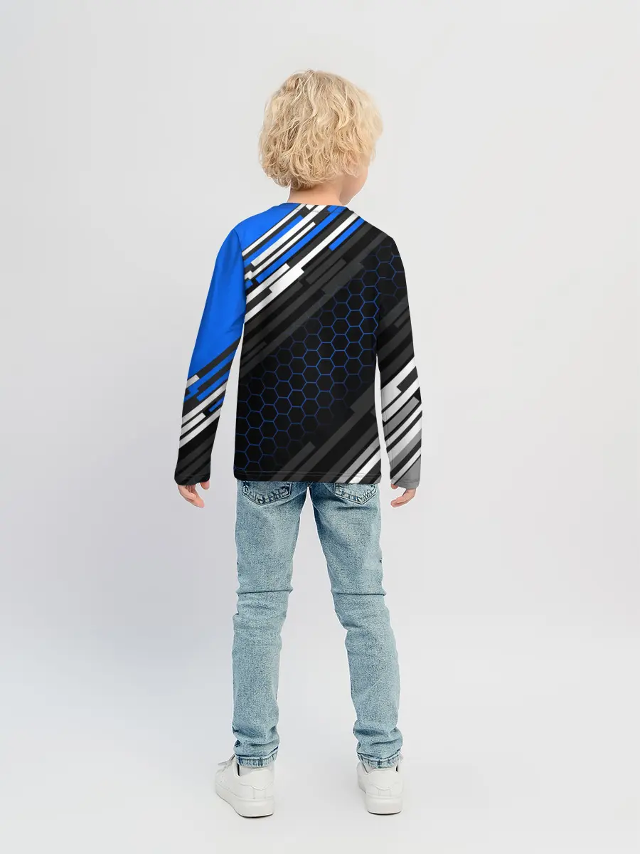 Детский лонгслив / TOYOTA SPORT / ЛИНИИ / LINES