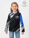 Детский лонгслив / TOYOTA SPORT / ЛИНИИ / LINES