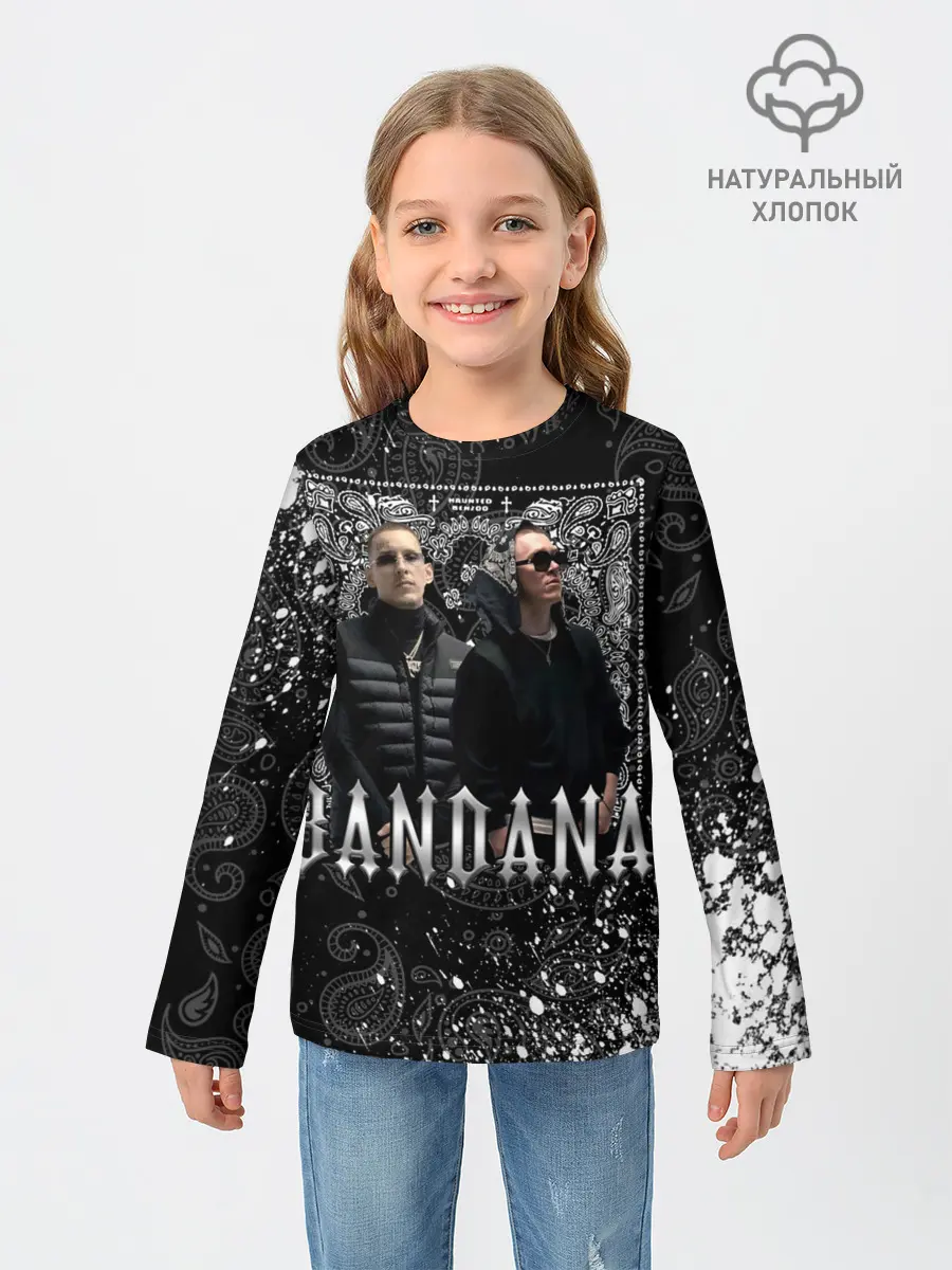 Детский лонгслив / BANDANA 1