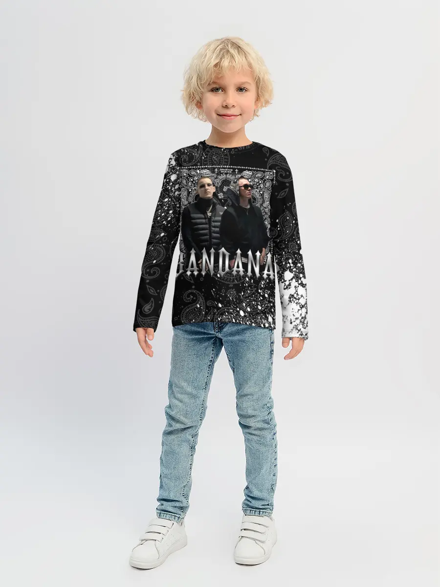Детский лонгслив / BANDANA 1