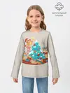 Детский лонгслив / Зверята празднуют новый год