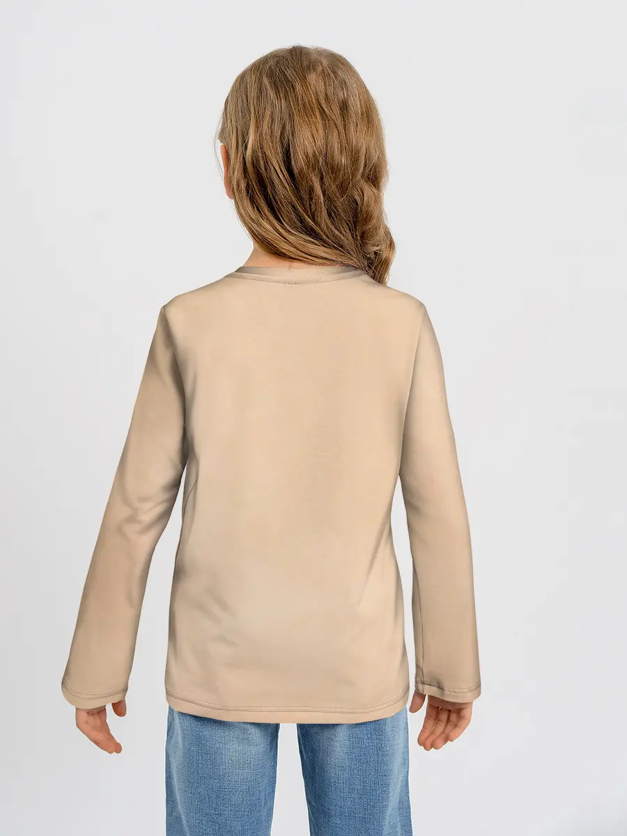 Детский лонгслив / Ленивец Новый год