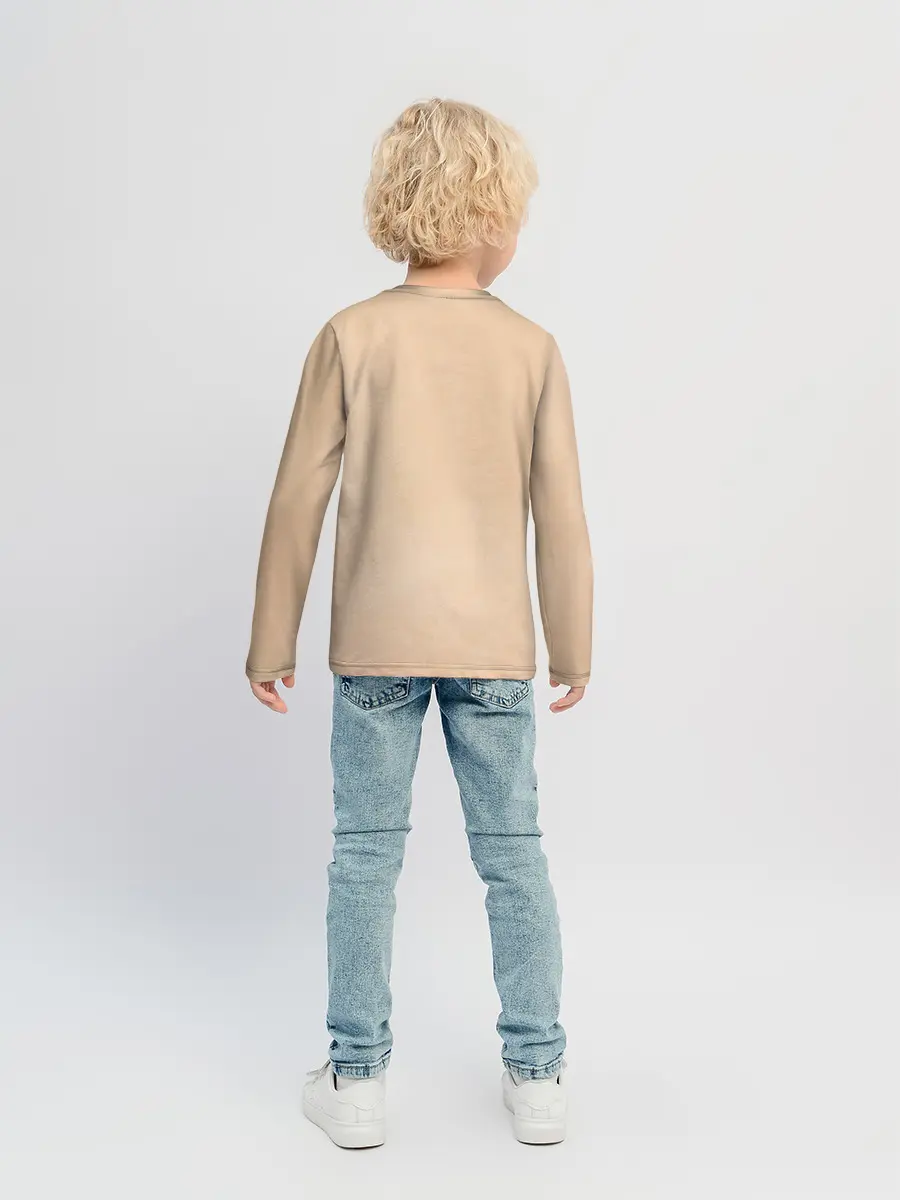 Детский лонгслив / Ленивец Новый год