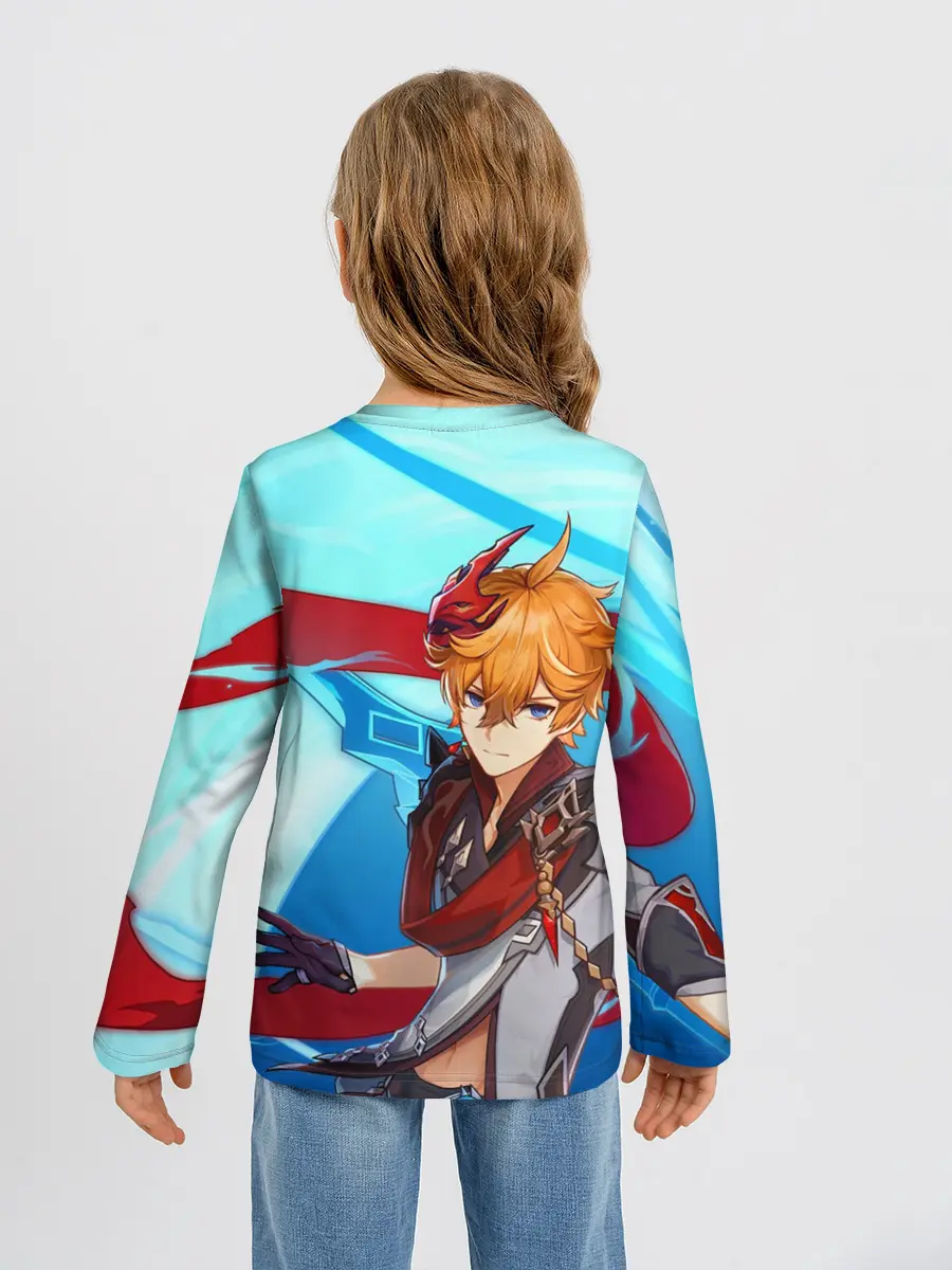 Детский лонгслив / Геншин импакт: Тарталья