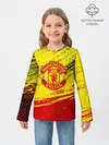 Детский лонгслив / Manchester United Футбольный клуб.