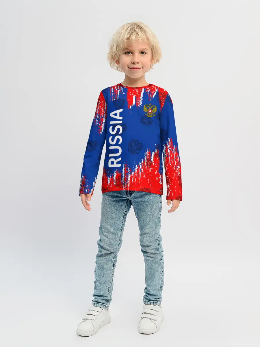 Детский лонгслив / Патриот России. Я Русский!