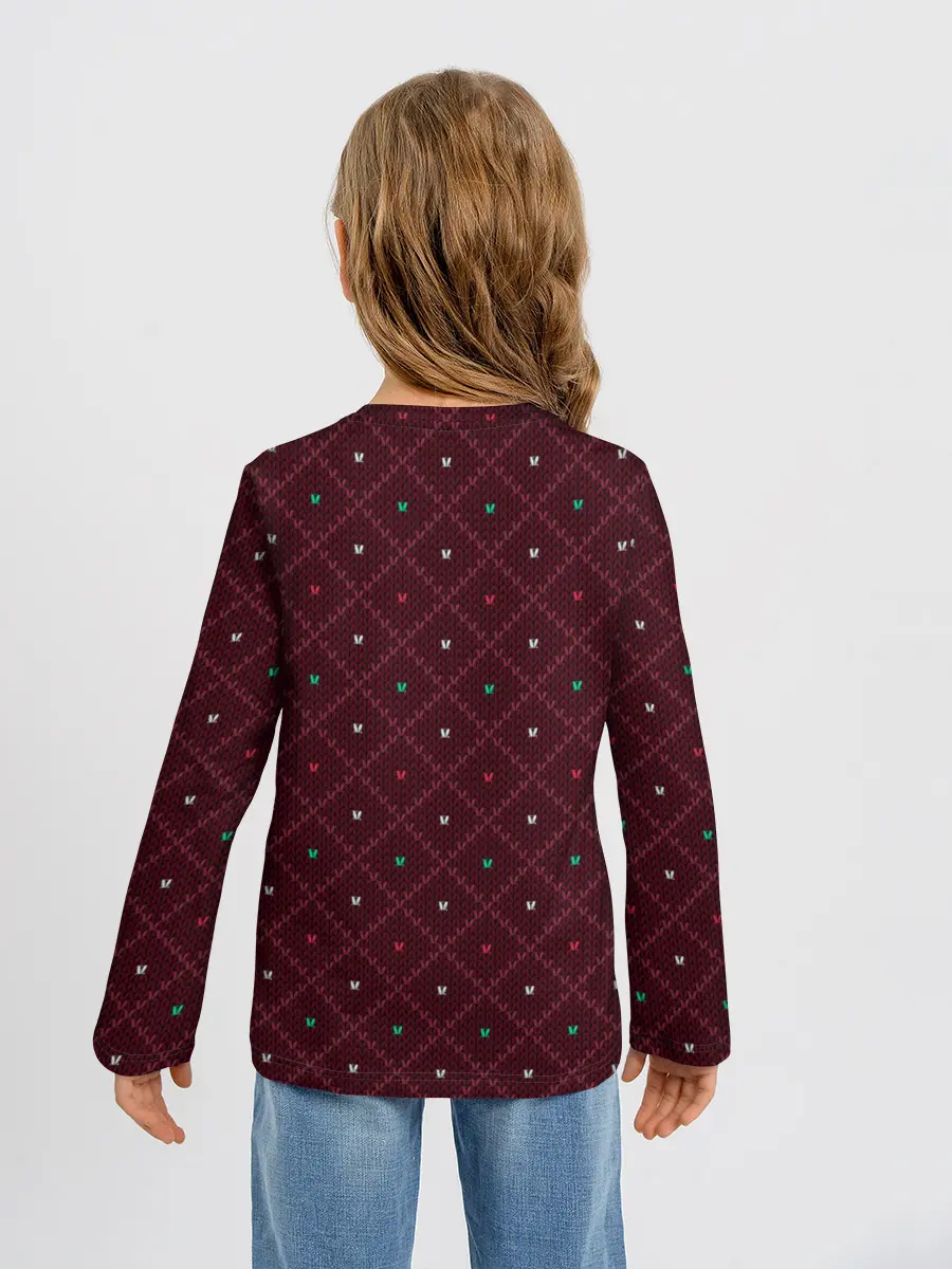 Детский лонгслив / Knitted Texture