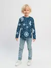 Детский лонгслив / Новогодние снежинки, новый год