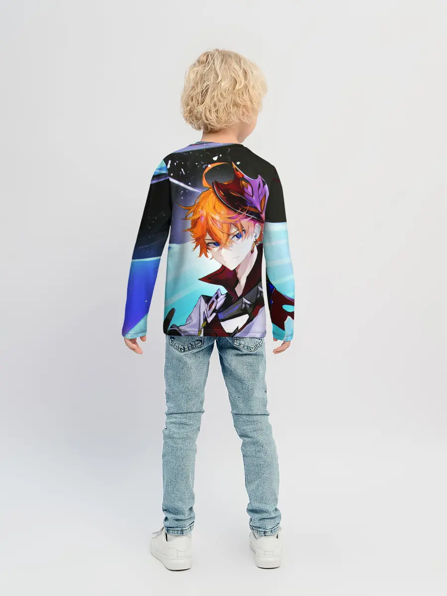 Детский лонгслив / Genshin Impact: Tartaglia,