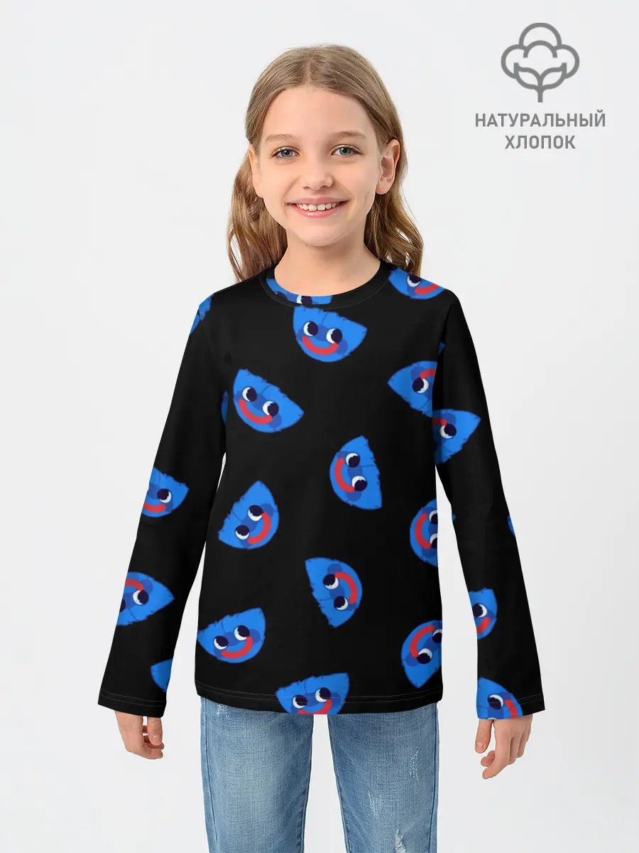 Детский лонгслив / Poppy Playtime - Huggy Wuggy