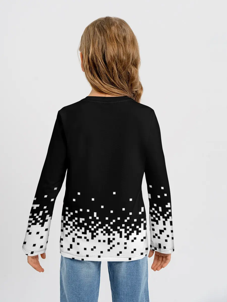 Детский лонгслив / Minecraft | Майнкрафт | логотип