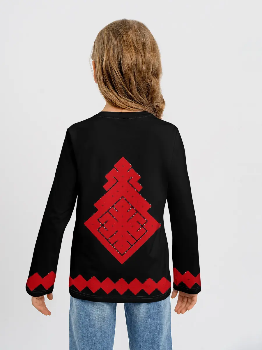 Детский лонгслив / Славянский Оберег Макошь