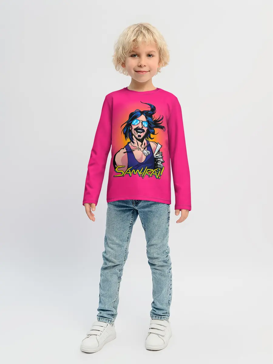 Детский лонгслив / SAMURAI Cyberpunk 2077