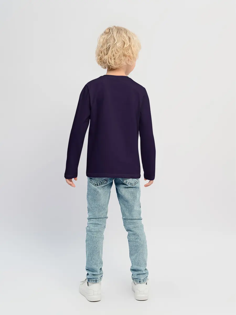 Детский лонгслив / RE3 | Jill неон