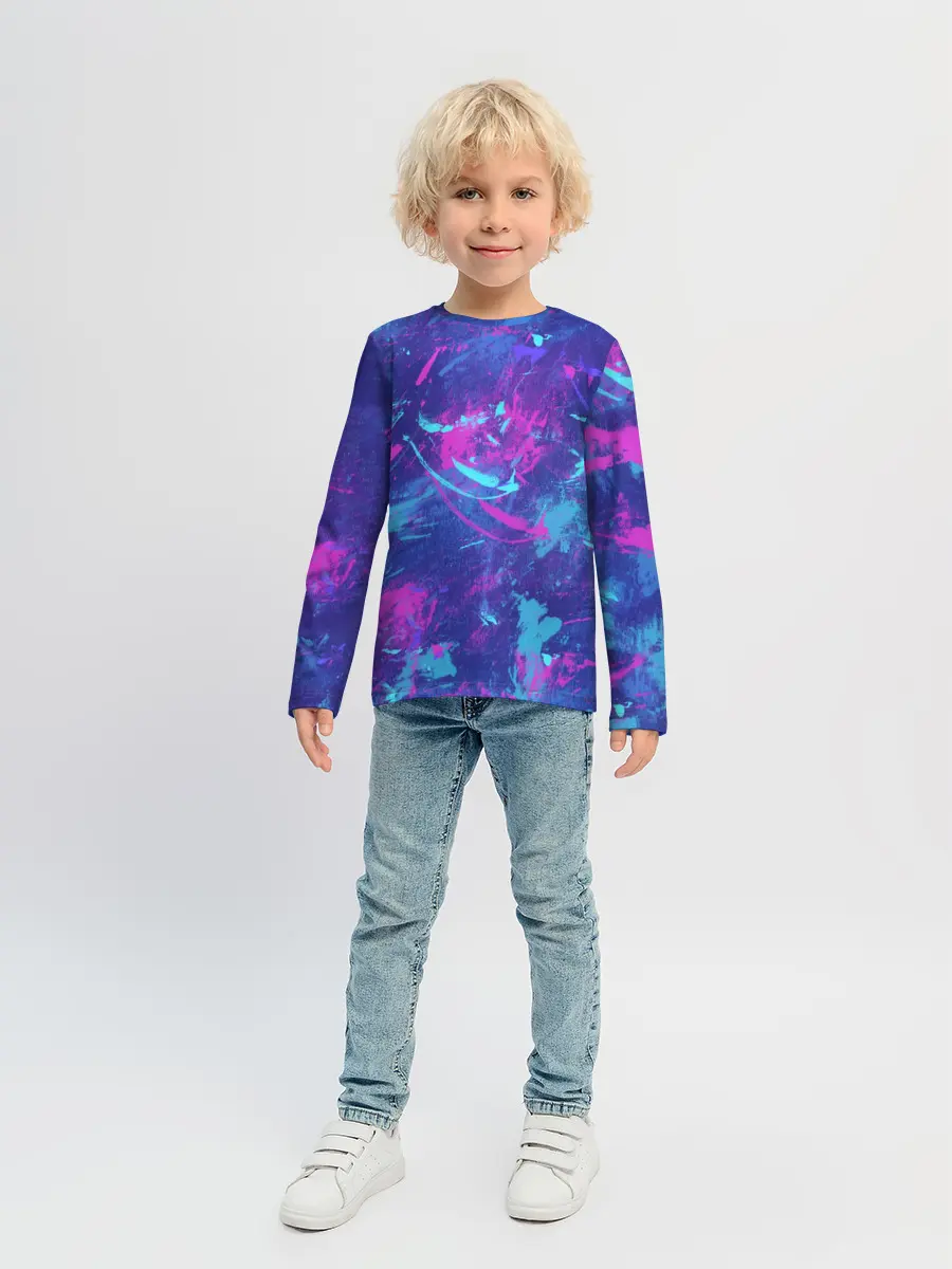 Детский лонгслив / Краски