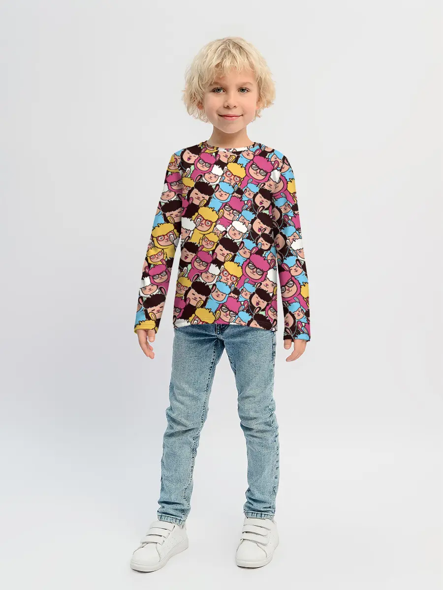 Детский лонгслив / Альпаки