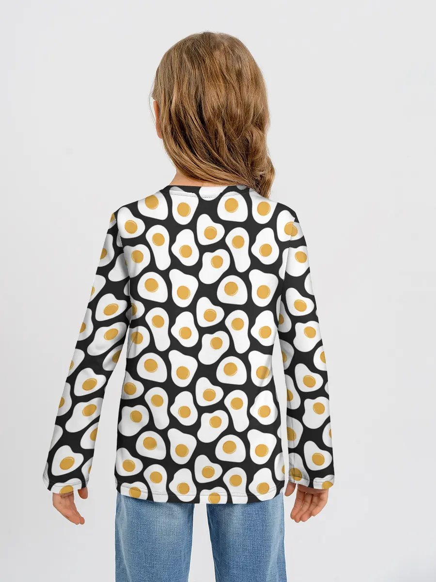 Детский лонгслив / Яичница