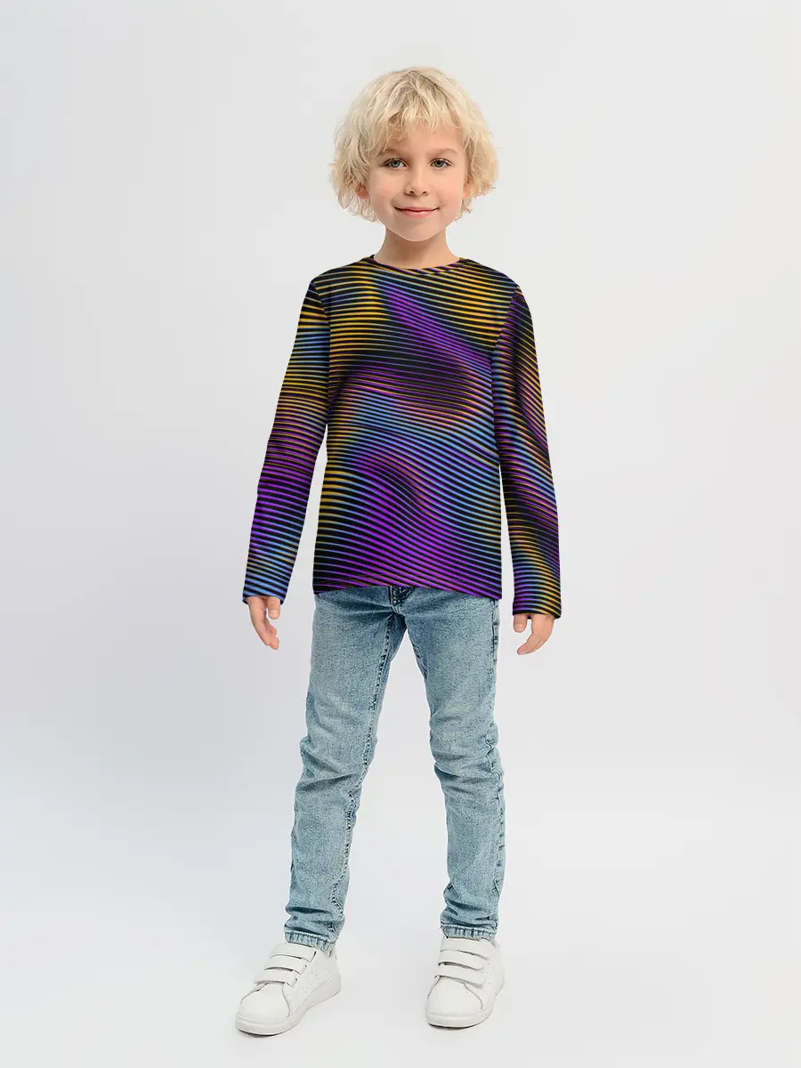 Детский лонгслив / Современная абстракция