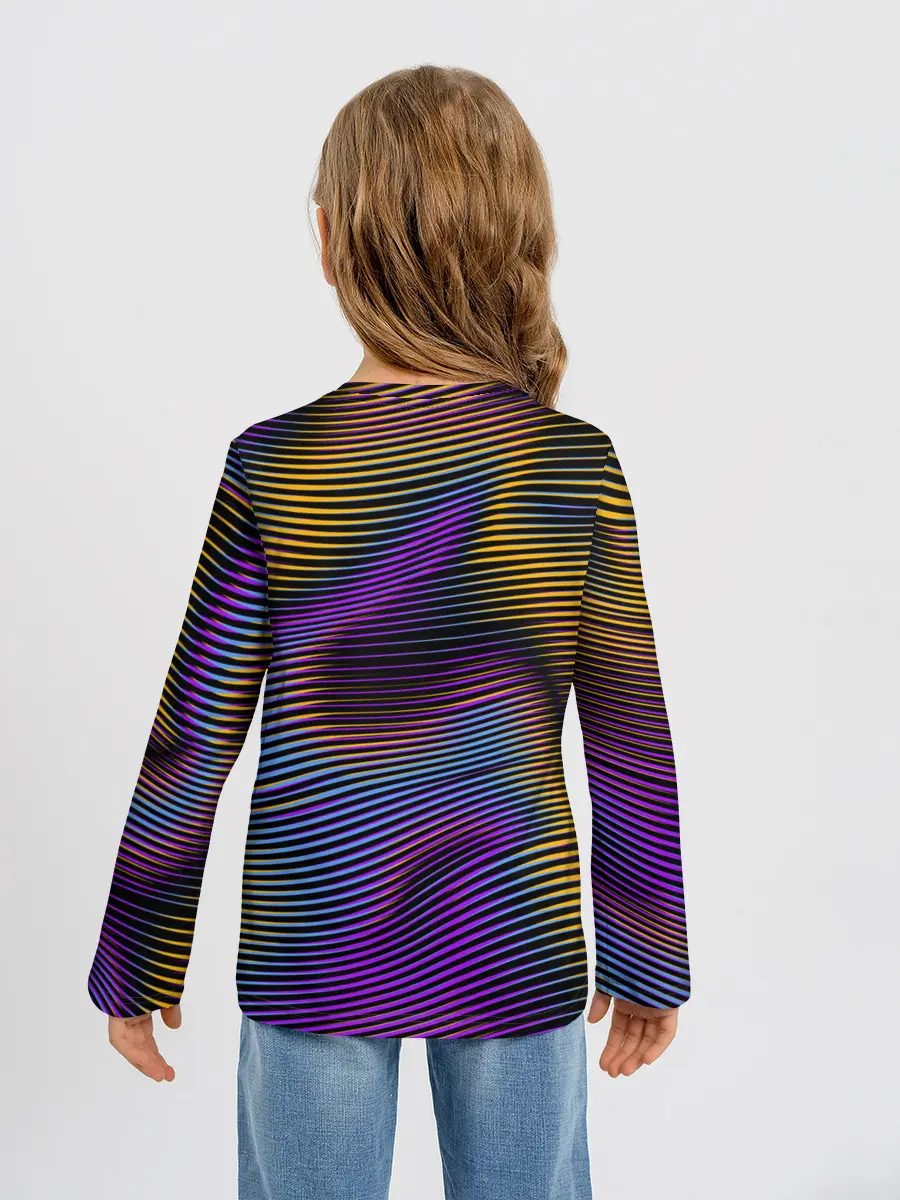 Детский лонгслив / Современная абстракция