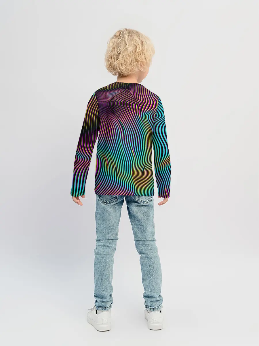 Детский лонгслив / Современная абстракция
