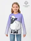 Детский лонгслив / Нарисованный милый барашек