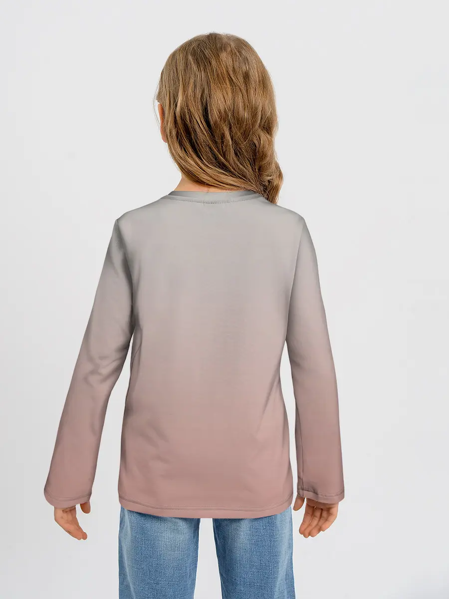 Детский лонгслив / малышка спит ушки котики