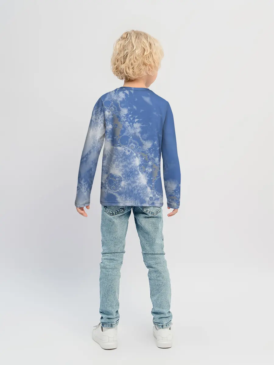 Детский лонгслив / Летающие треугольники