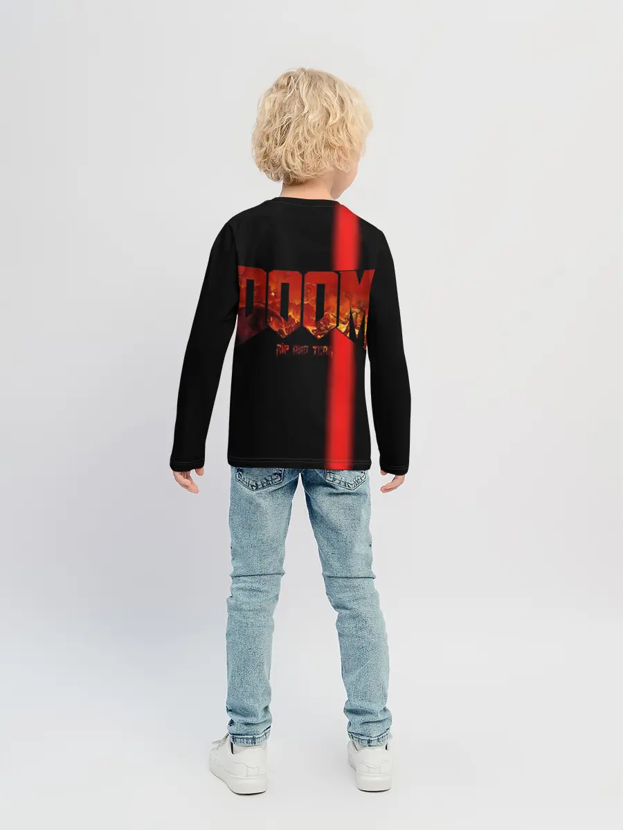 Детский лонгслив / Doom | Rip and Tear