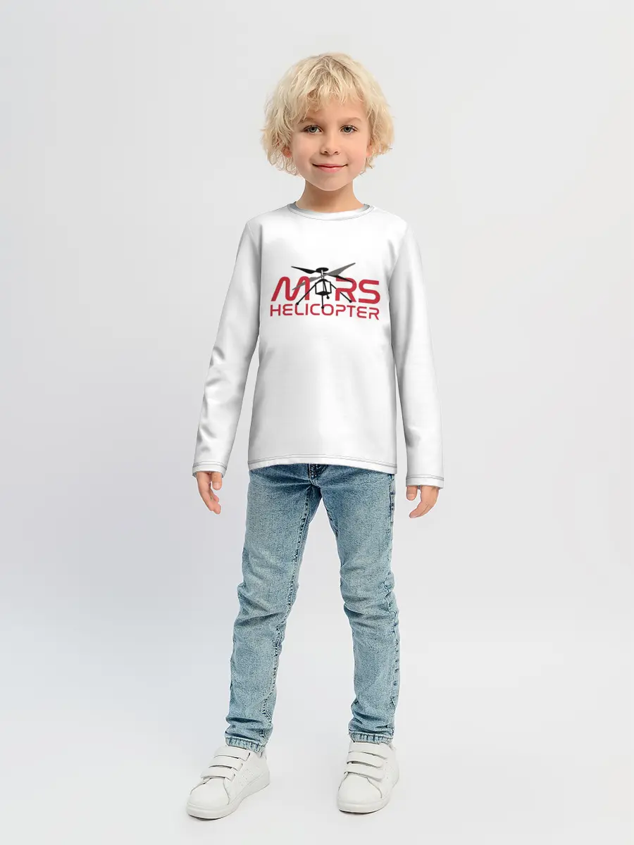 Детский лонгслив / Mars Helicopter