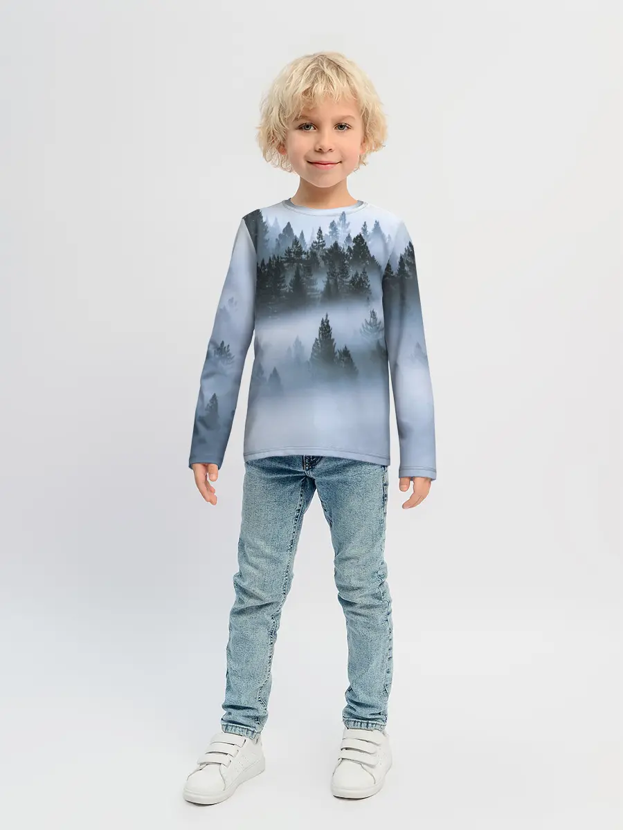 Детский лонгслив / Сумеречный лес